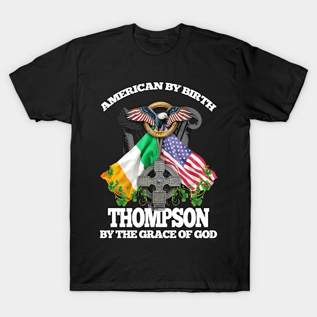 THOMPSON Family Name Irish American T-Shirt by Ireland